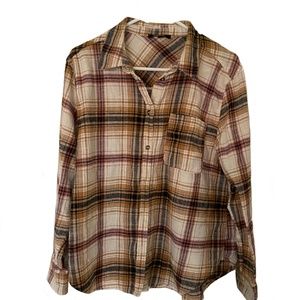 LOVE TREE Flannel T-shirt - Size M